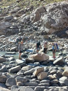 River crossing. Photo: Ulla