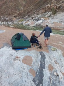 Overnight spot, day1. Photo: Ulla